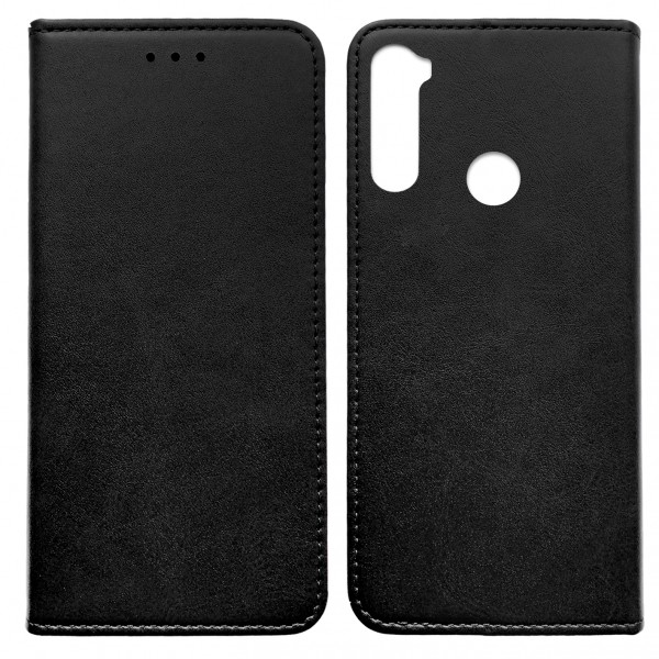 Книжка Black TPU Magnet для Xiaomi Redmi Note 8 Чорна-0