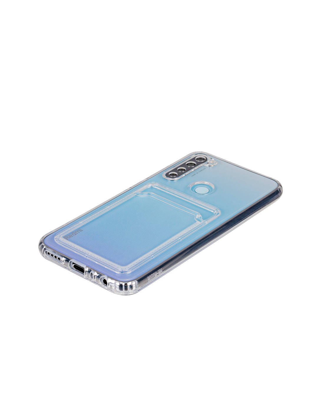 Накладка WXD Space Card Pocket для Xiaomi Redmi Note 8T (силікон)-1
