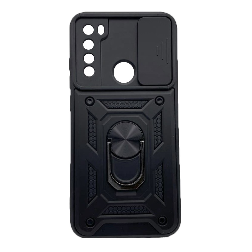 Накладка  Camshield Serge Ring for Magnet для Xiaomi Note 8/Note 8 2021 Чорний-0
