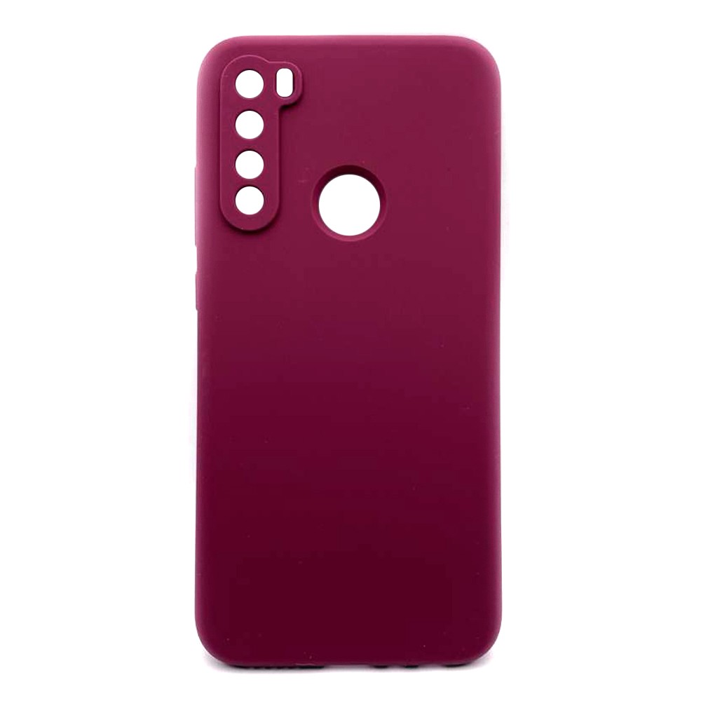 Накладка Fibra для Xiaomi Redmi Note 8/Note 8 2021 (Marsala)-0