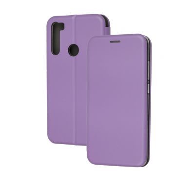 Книжка Premium для Xiaomi Redmi Note 8/Note 8 2021 світло-бузкова-1