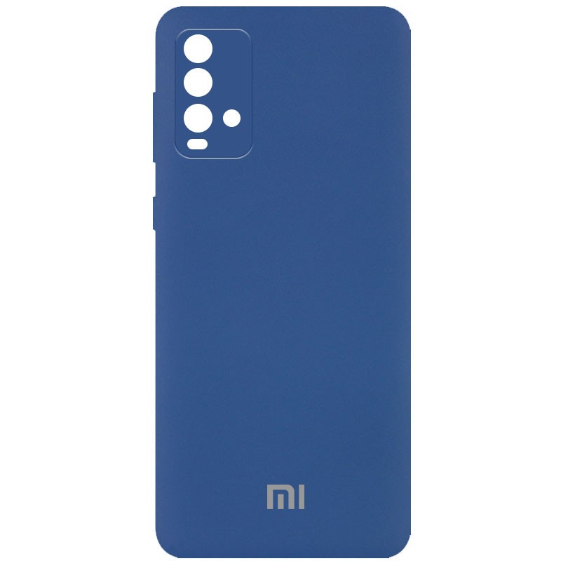 Silicone Cover Full Camera (AA) для Xiaomi Redmi 9t (Navy Blue)-0