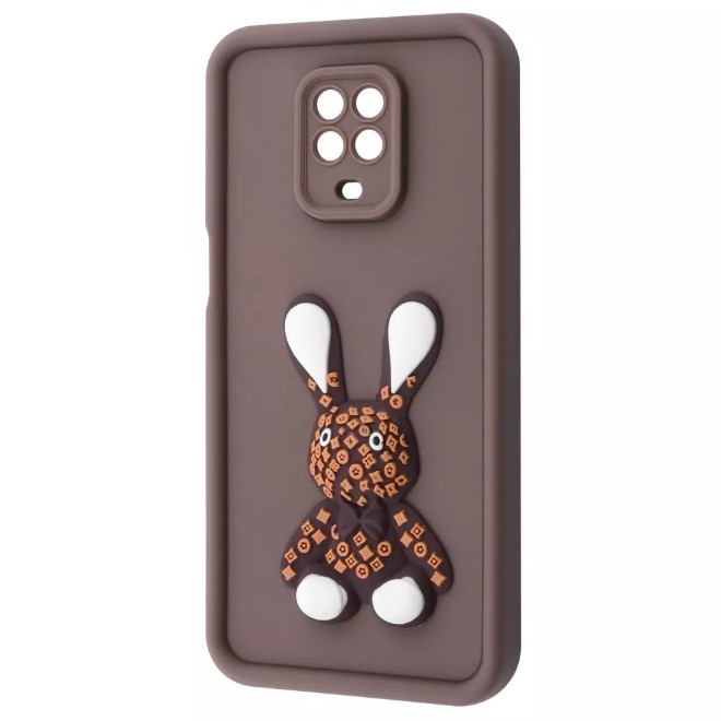 Чохол Pretty Toys для Xiaomi Note 9 Pro/Note 9s (Brown/rabbit)-0