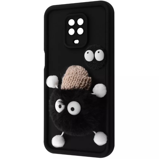 Чохол Pretty Toys для Xiaomi Redmi Note 9s / Note 9 Pro (black/fluffy black)-0