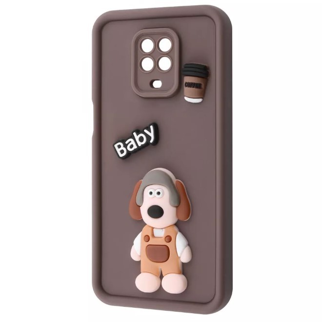 Чохол Pretty Toys для Xiaomi Note 9 Pro/Note 9s (Brown/dog)-0