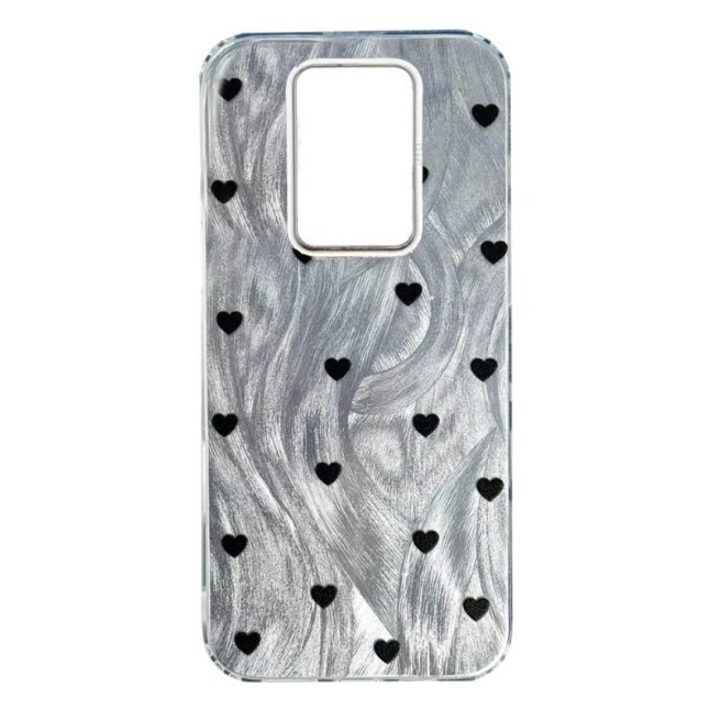 Накладка Nacre Print для Xiaomi Redmi Note 9 Pro/Note 9s  Hearts-0