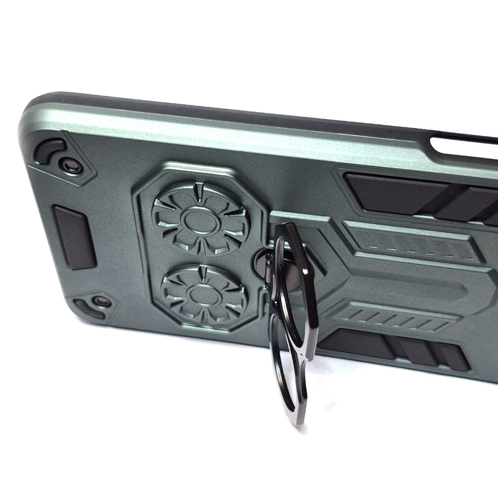 Чохол Armor Shield with Ring Holder для Xiaomi Redmi Note 9S / Note 9 Pro оливковий-1