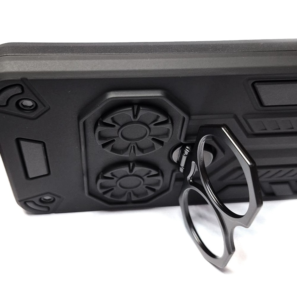 Чохол Armor Shield with Ring Holder для Xiaomi Redmi Note 9S / Note 9 Pro чорний-1