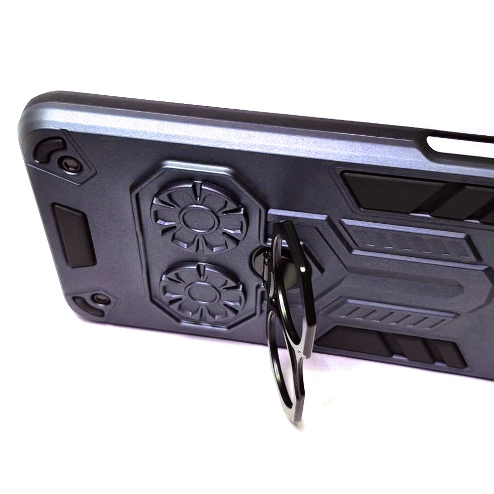 Чохол Armor Shield with Ring Holder для Xiaomi Redmi Note 9S / Note 9 Pro синій-1