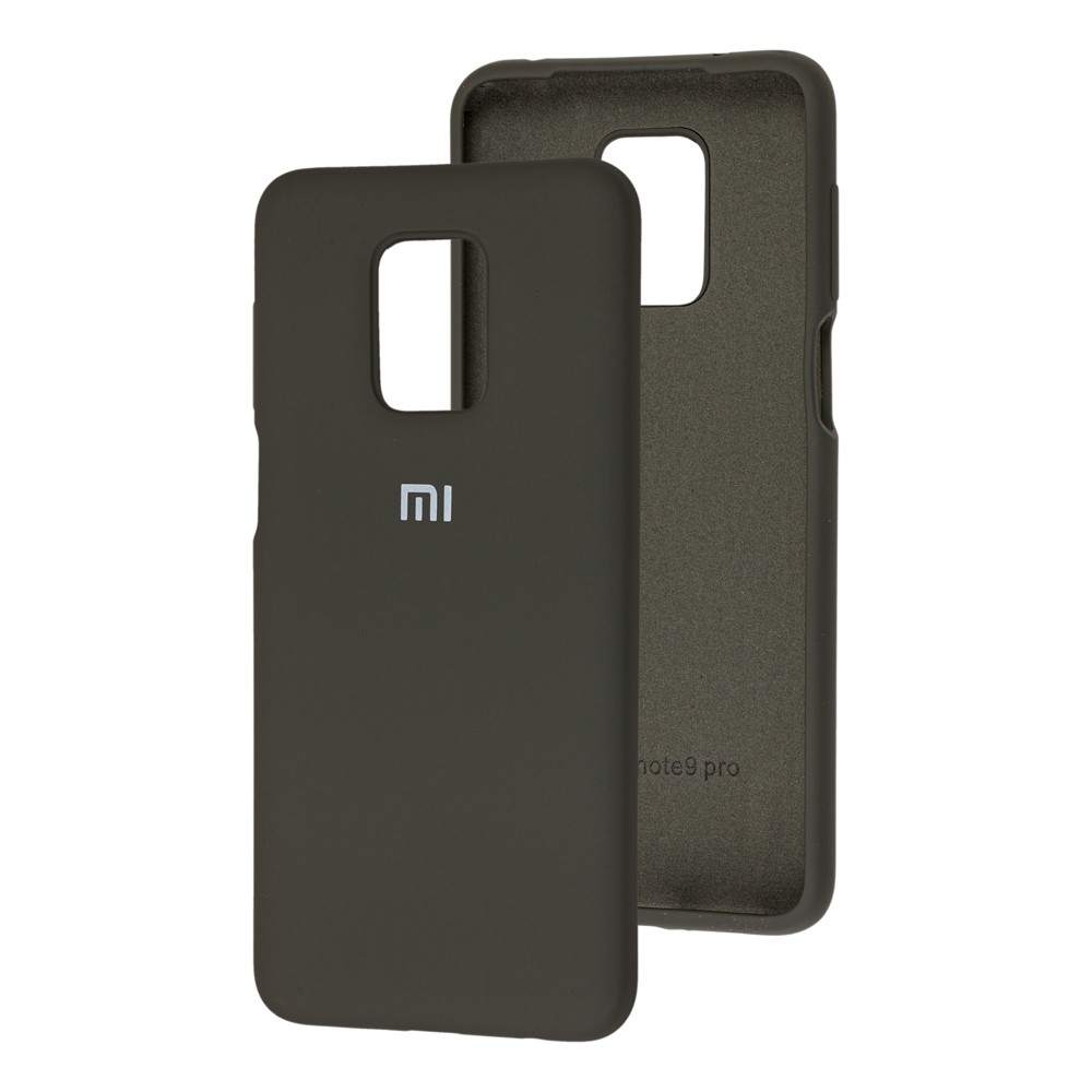 Silicone Cover Full Protective для Xiaomi Redmi Note 9s / Note 9 Pro / Note 9 Pro Max (Olive)-0