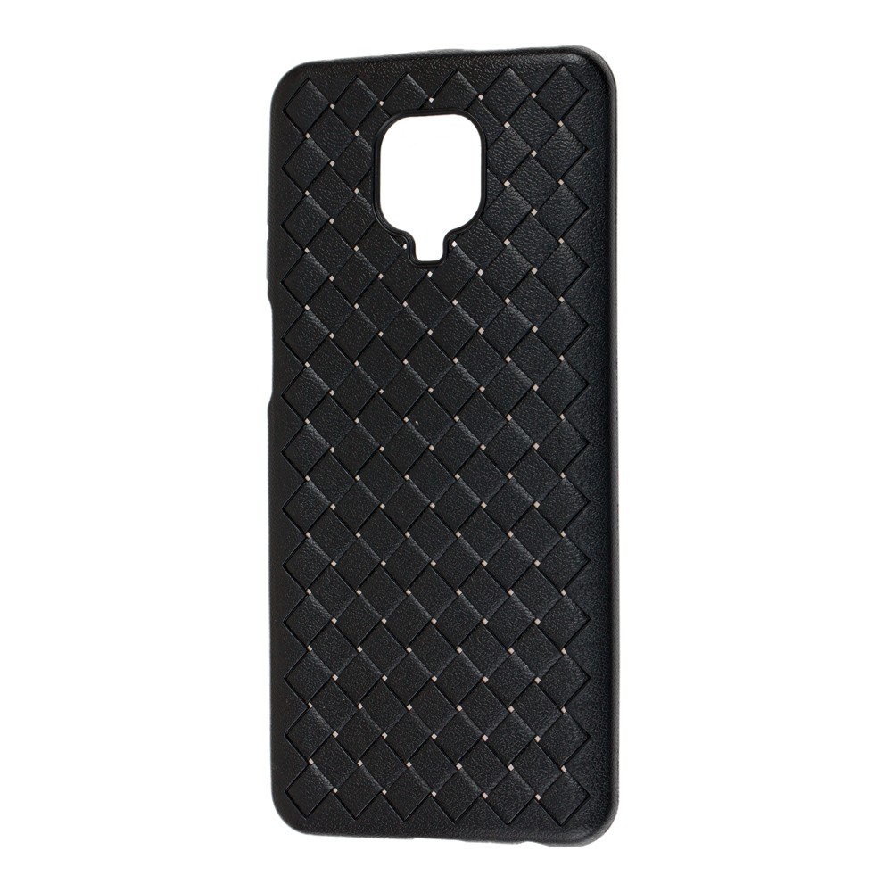 Накладка Weaving для Xiaomi Redmi Note 9s / Note 9 Pro / Note 9 Pro Max чорна-0