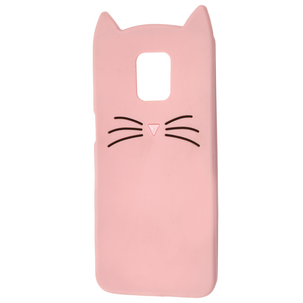 Накладка 3D Cat для Xiaomi Redmi Note 9s/Note 9 Pro/Note 9 Pro Max рожева-0