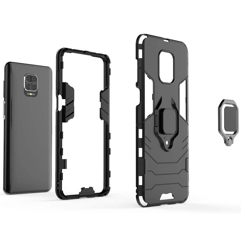 Накладка Armor 2.0 для Xiaomi Note 9s/Note 9 Pro/Note 9 Pro Max чорна-1