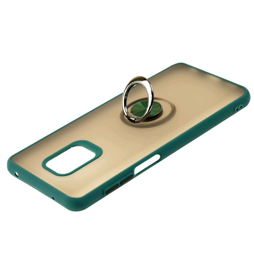 Накладка Totu Ring для Xiaomi Redmi Note 9s/Note 9 Pro/Note 9 Pro Max зелена-1