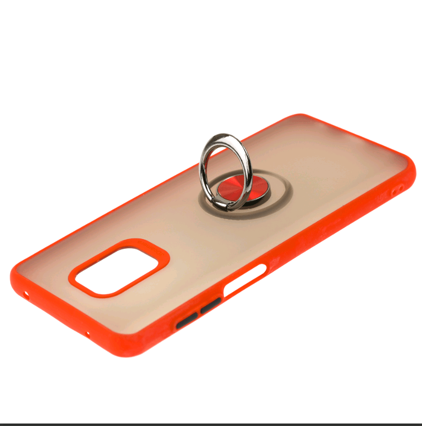 Накладка Totu Ring для Xiaomi Redmi Note 9s/Note 9 Pro/Note 9 Pro Max червона-1