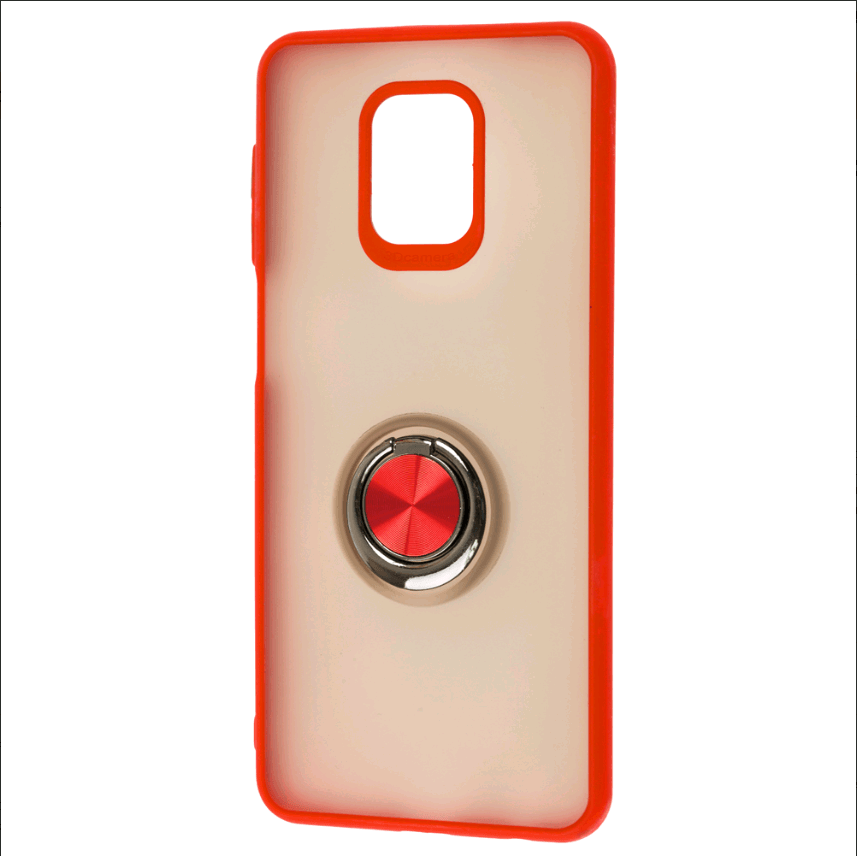 Накладка Totu Ring для Xiaomi Redmi Note 9s/Note 9 Pro/Note 9 Pro Max червона-0