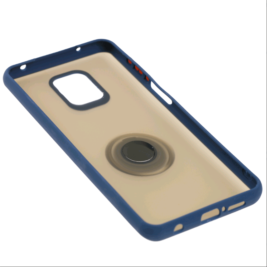 Накладка Totu Ring для Xiaomi Redmi Note 9s/Note 9 Pro/Note 9 Pro Max синя-2