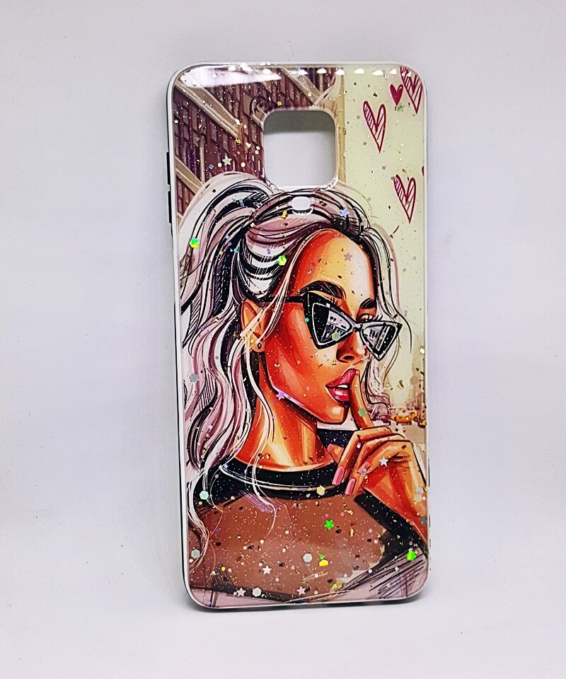 Накладка Mix Art для Xiaomi Redmi Note 9s/Note 9 Pro/Note 9 pro Max Дівчина в окулярах-0
