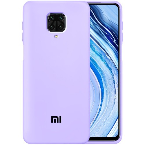 HQ Silicone Case для Xiaomi Redmi Note 9s/Note 9 Pro/Note 9 Pro Max фіалковий-0