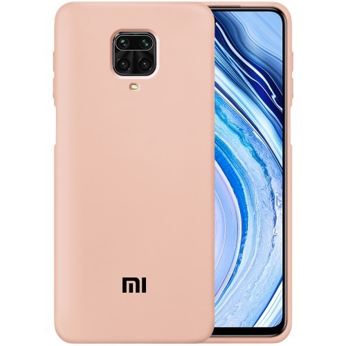 HQ Silicone Case для Xiaomi Redmi Note 9s/Note 9 Pro/Note 9 Pro Max персик-0