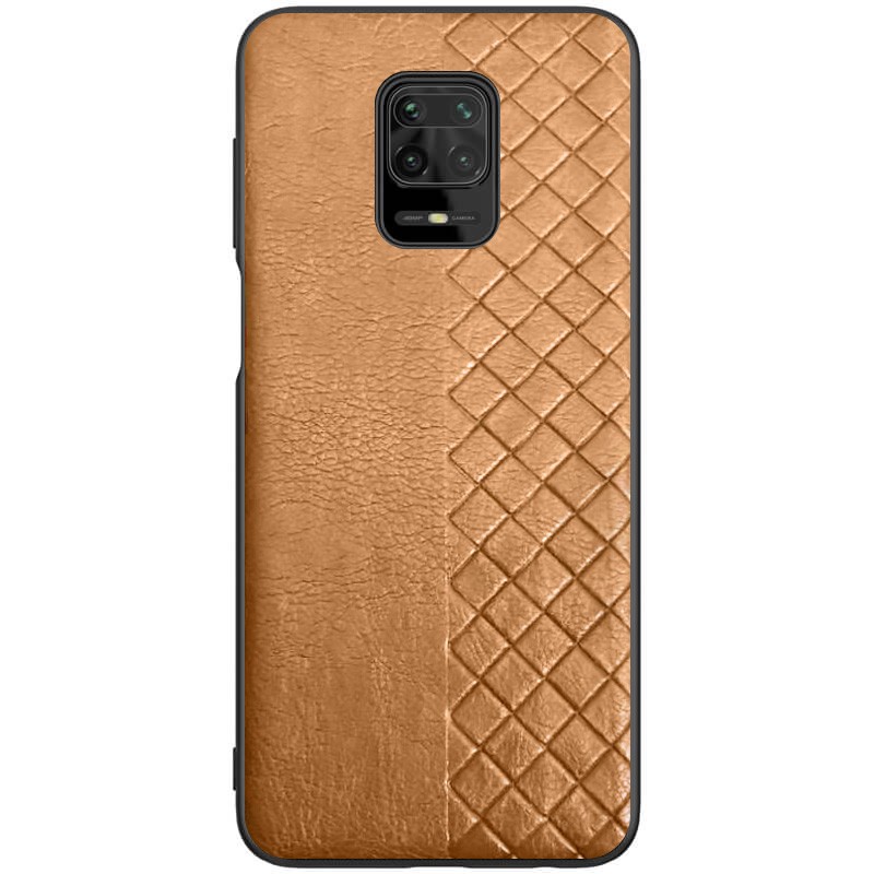 Накладка WeaveSide для Xiaomi Redmi Note 9s / Note 9 Pro / Note 9 Pro Max коричнева-0