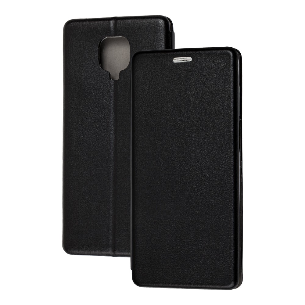 Книжка Premium для Xiaomi Redmi Note 9s/Note 9 Pro/Note 9 Pro Max чорна-0