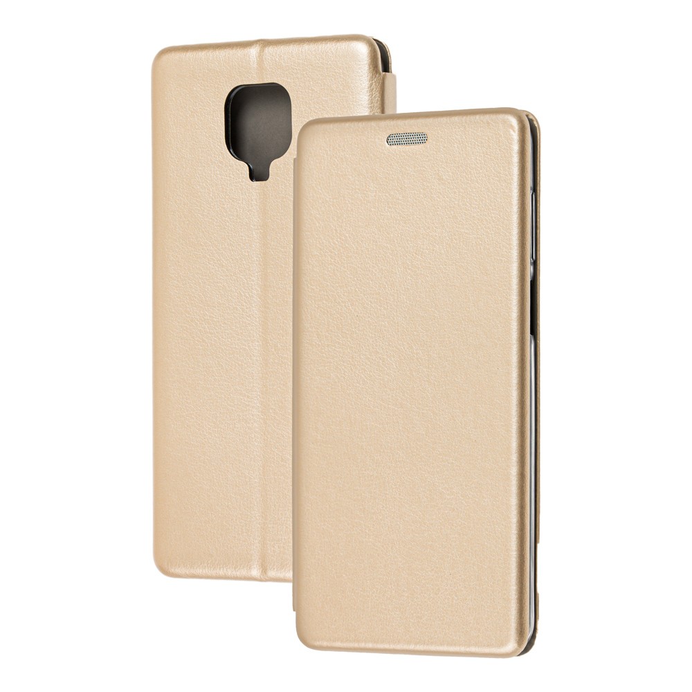 Книжка Premium для Xiaomi Redmi Note 9s/Note 9 Pro/Note 9 Pro Max золота-0