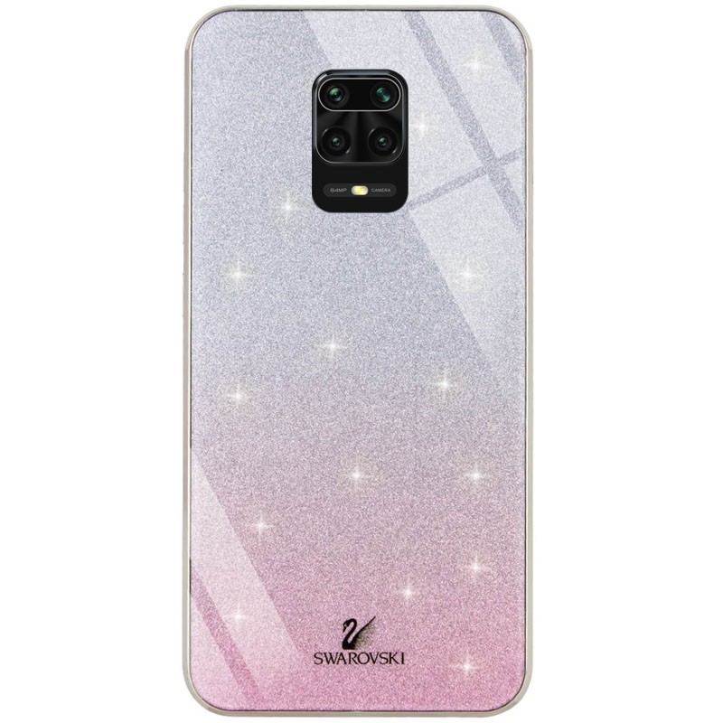Накладка Glass SW для Xiaomi Redmi Note 9s/Note 9 Pro/Note 9 Pro Max  Рожева-0