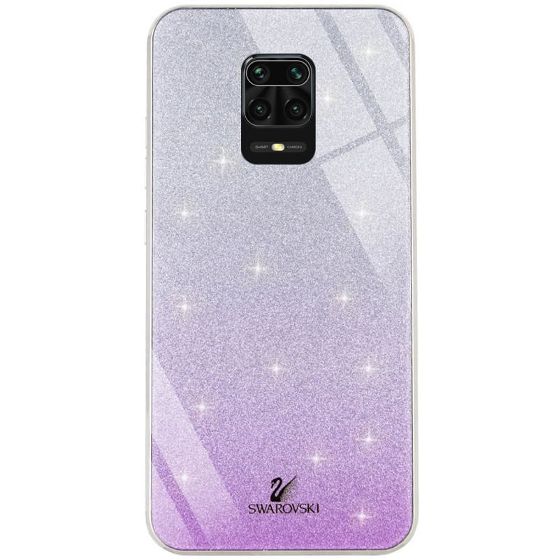 Накладка Glass SW для Xiaomi Redmi Note 9s/Note 9 Pro/Note 9 Pro Max  Фіолетова-0