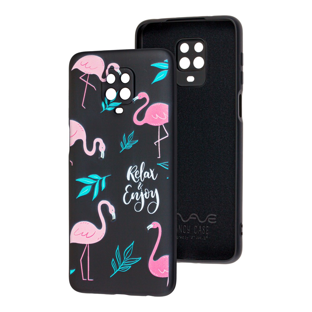 WAVE Fancy для Xiaomi Redmi Note 9S/Note 9 Pro (flamingo/black)-0
