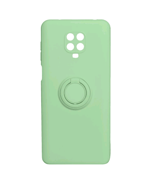 Накладка ColorRing з кільцем для Xiaomi Redmi Note 9S/Note 9 Pro/Note 9 Pro Max зелена-0