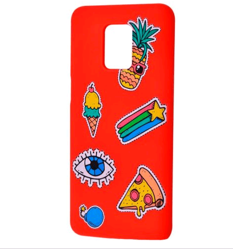 WAVE Fancy для Xiaomi Redmi Note 9S/Note 9 Pro (color style/red)-0
