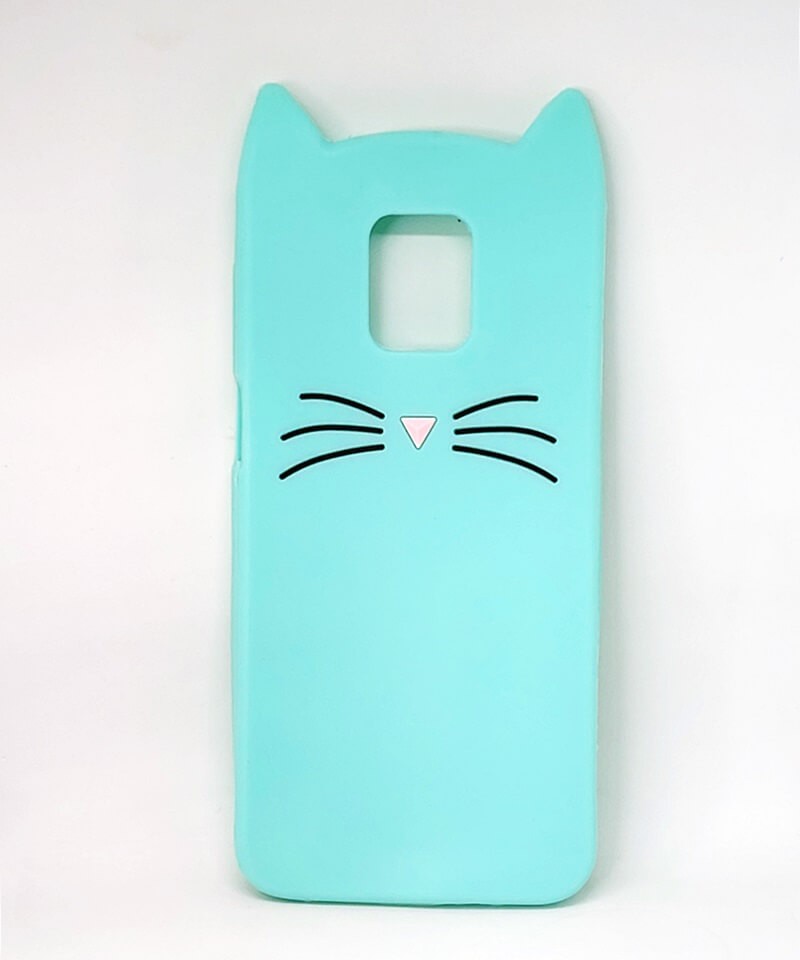 Накладка 3D Cat для Xiaomi Redmi Note 9s/Note 9 Pro/Note 9 Pro Max м`ятна-0
