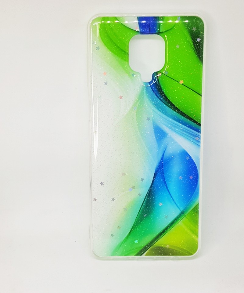 Накладка Aurora Wave для Xiaomi Redmi Note 9s (15,Green)-0