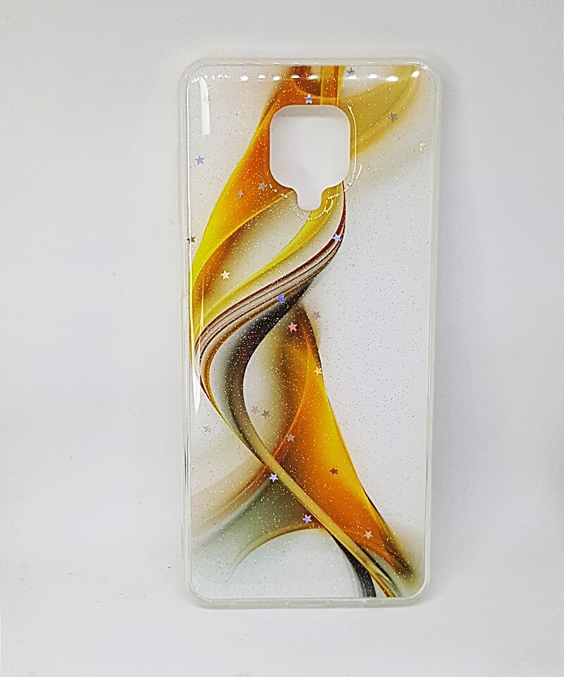 Накладка Aurora Wave для Xiaomi Redmi Note 9s (12, Yellow)-0