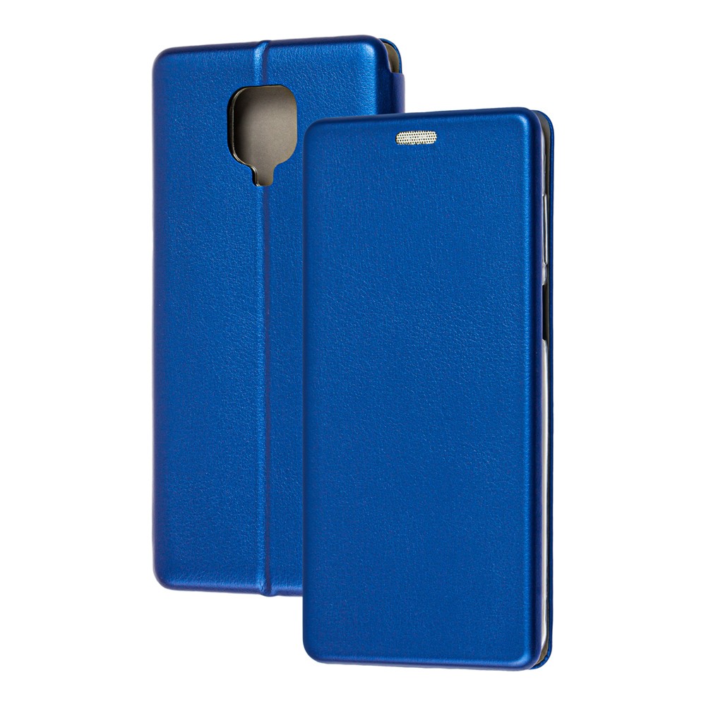 Книжка Premium для Xiaomi Redmi Note 9s / Note 9 Pro / Note 9 Pro Max  синя-0