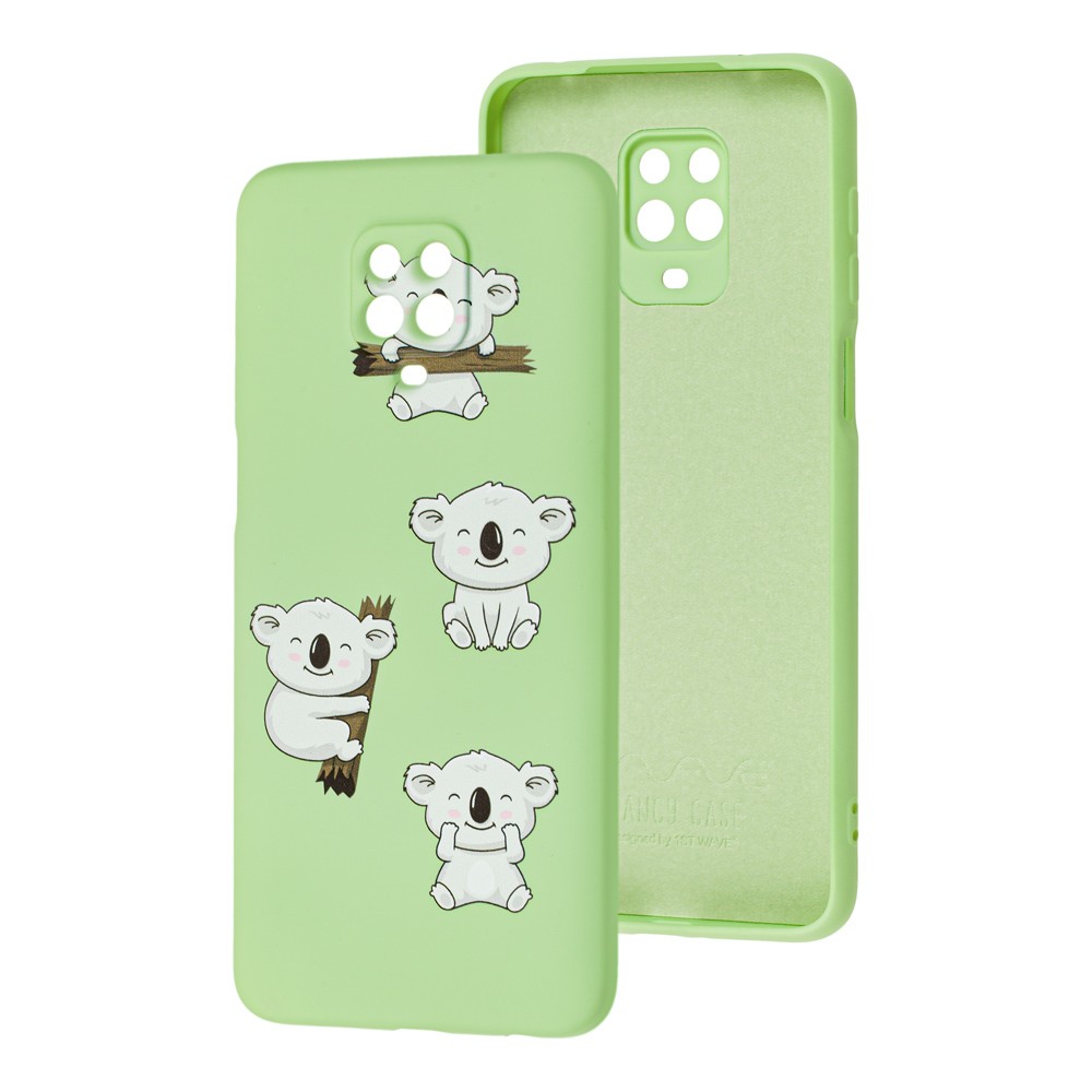 WAVE Fancy для Xiaomi Redmi Note 9S/Note 9 Pro (koala/mint gum)-0