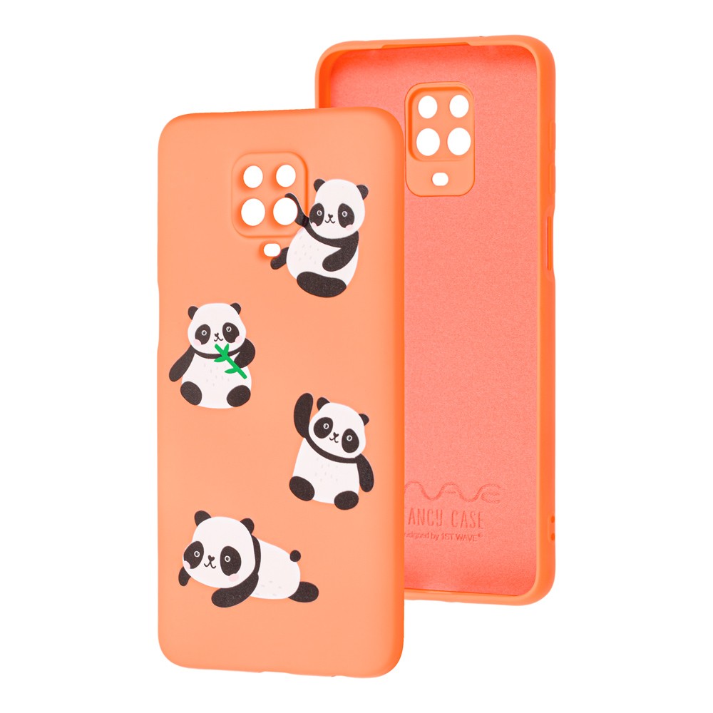 WAVE Fancy для Xiaomi Redmi Note 9S/Note 9 Pro (panda/peach)-0