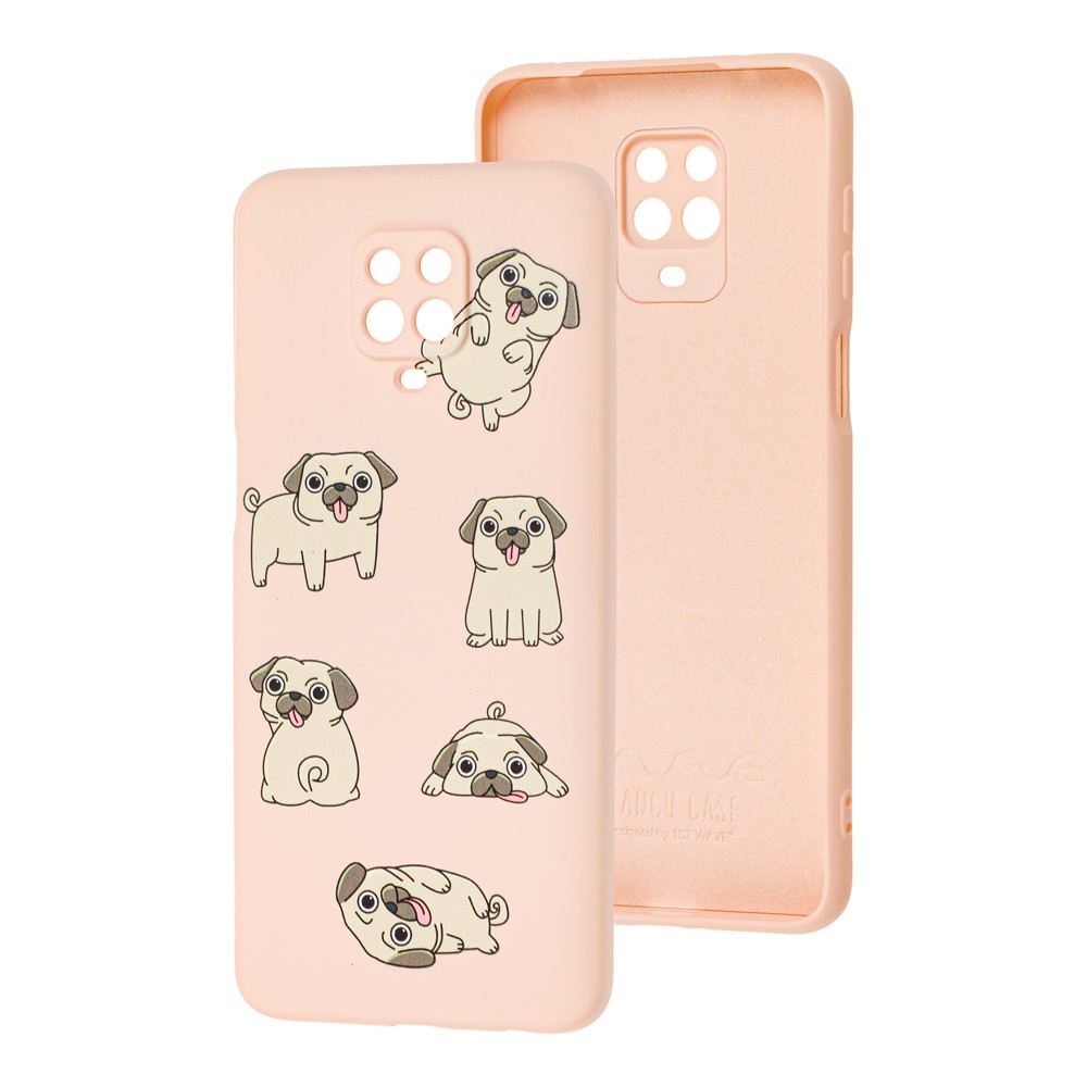 WAVE Fancy Case для Xiaomi Redmi Note 9S/Note 9 Pro (pug/pink sand)-0