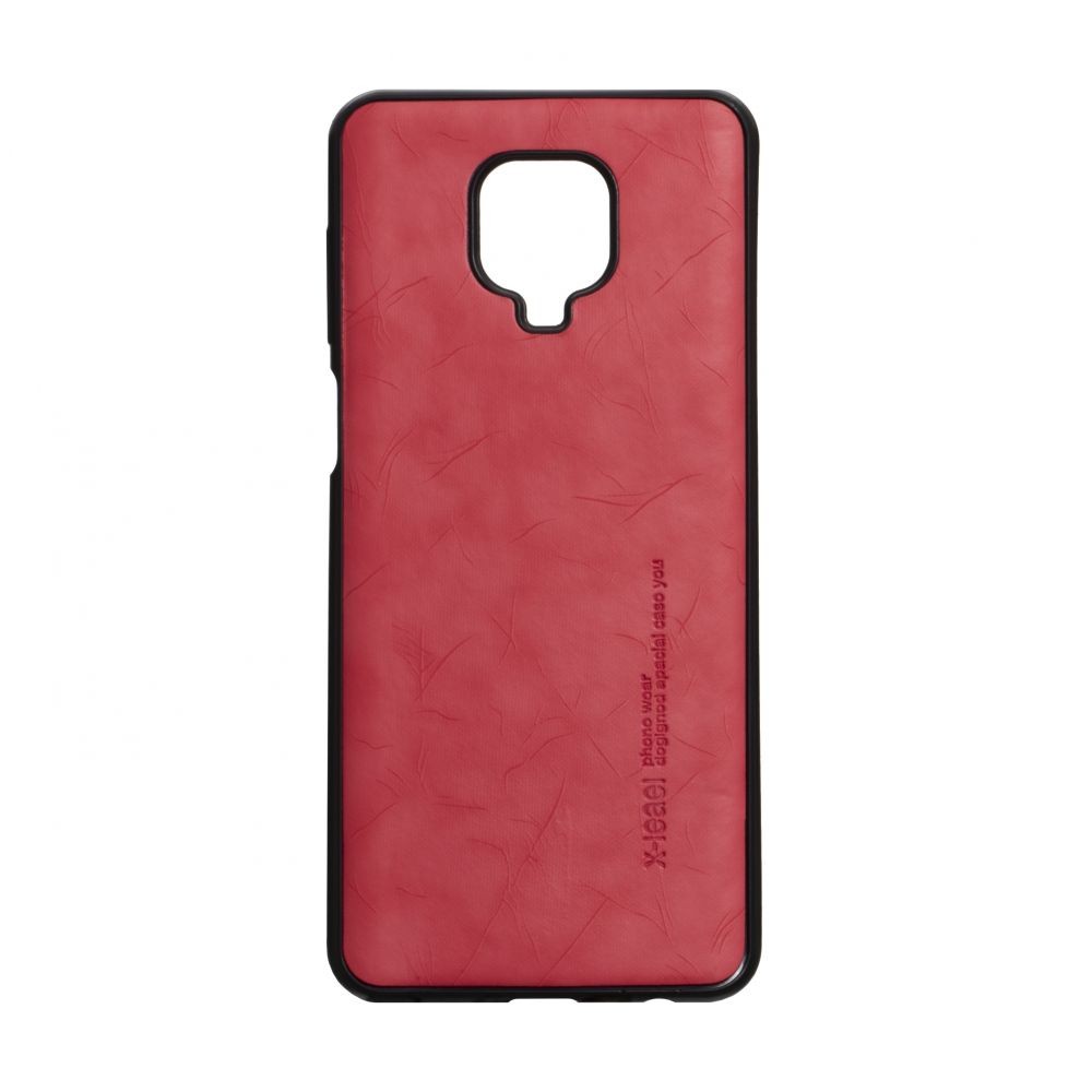 Накладка Leael Color для Xiaomi Redmi Note 9s / Pro / Max червона-0