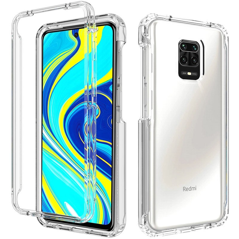 Накладка Full Body для Xiaomi Redmi Note 9s / Note 9 Pro / Note 9 Pro Max прозора (силікон+пластик)-0