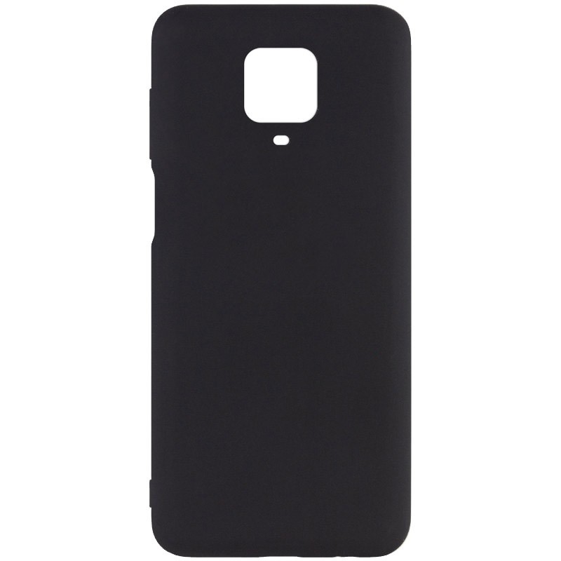 Silicone Cover Full without Logo (A) для Xiaomi Redmi Note 9s / Note 9 Pro / Note 9 Pro Max (Black)-0