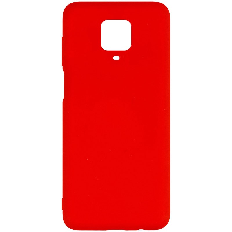Silicone Cover Full without Logo (A) для Xiaomi Redmi Note 9s / Note 9 Pro / Note 9 Pro Max (Red)-0