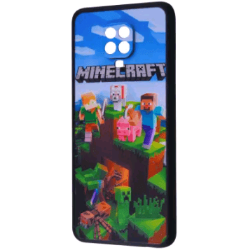 Накладка Game Heroes для Xiaomi Redmi Note 9s/Note 9 Pro/Note 9 Pro Max  Майнкрафт-0