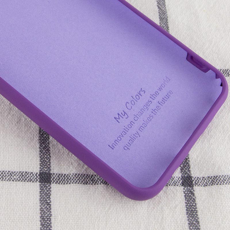 Silicone Cover Full without Logo (A) для Xiaomi Redmi Note 9s / Note 9 Pro / Note 9 Pro Max (Purple)-2