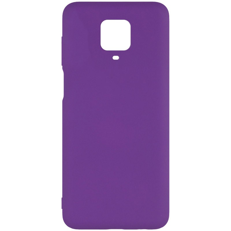 Silicone Cover Full without Logo (A) для Xiaomi Redmi Note 9s / Note 9 Pro / Note 9 Pro Max (Purple)-0