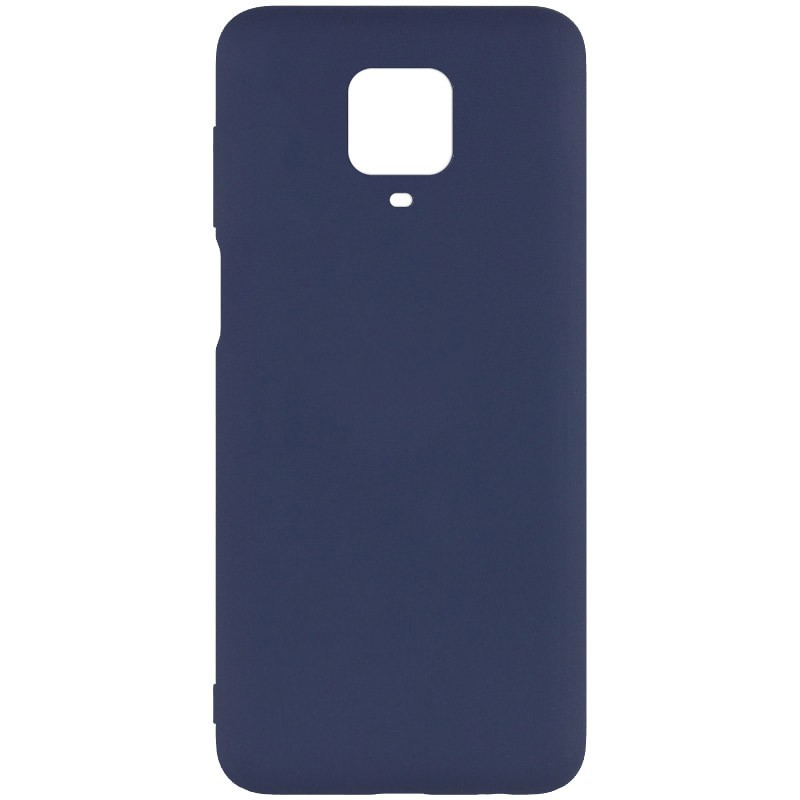 Silicone Cover Full without Logo (A) для Xiaomi Redmi Note 9s / Note 9 Pro / Note 9 Pro Max (Midnight blue)-0