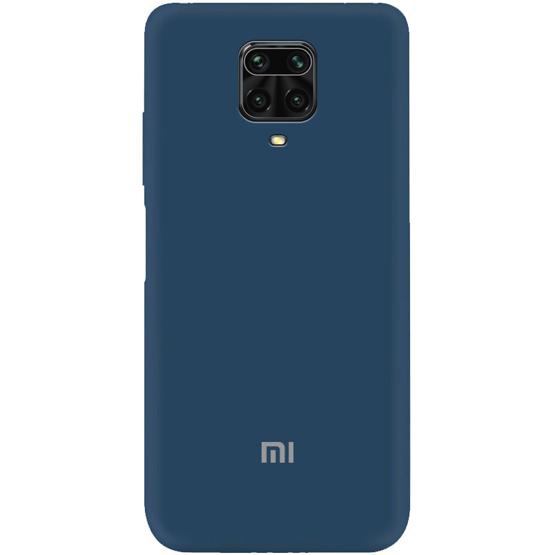 Silicone Cover My Color Full Protective (A) для Xiaomi Redmi Note 9s/Note 9 Pro/Note 9 Pro Max (Navy Blue)-0