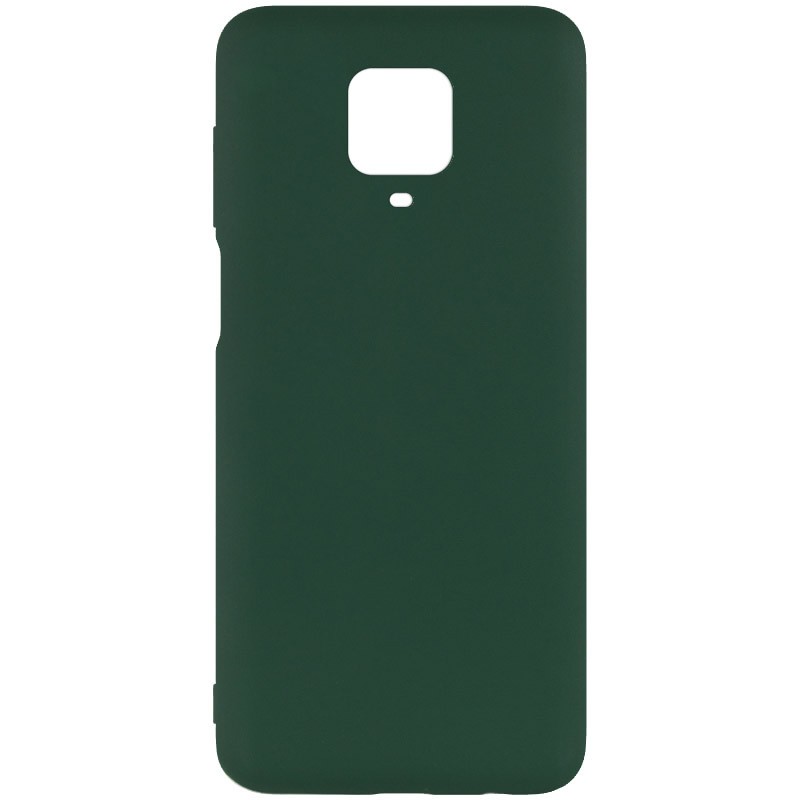 Silicone Cover Full without Logo (A) для Xiaomi Redmi Note 9s / Note 9 Pro / Note 9 Pro Max (Dark Green)-0