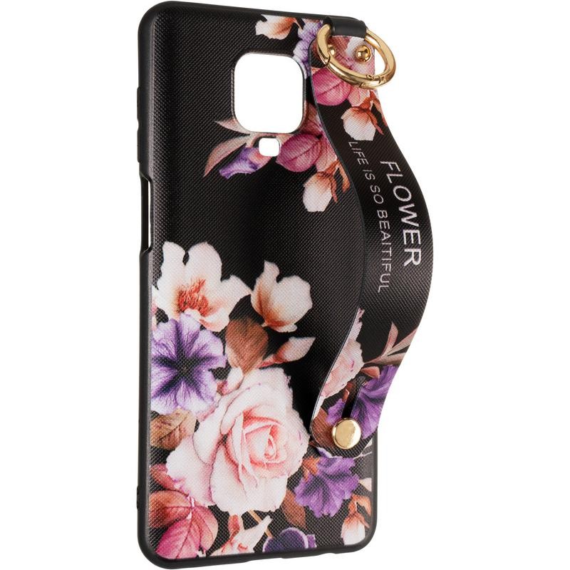 Накладка Flower Rope для Xiaomi Redmi Note 9s/Pro/Pro Max чорна-2
